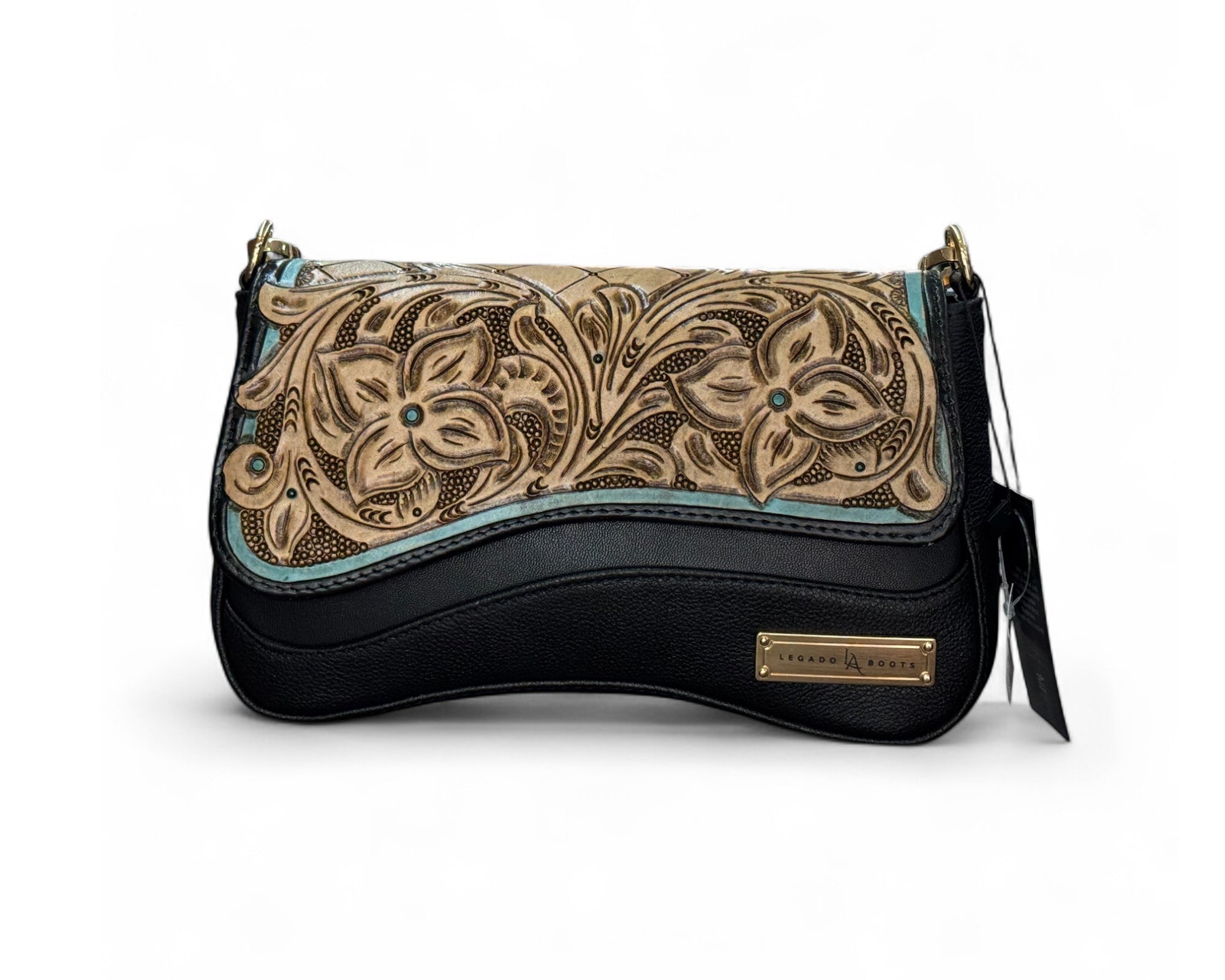LEGADO BOLSA LILIA DAMA CINCELADA BLUE