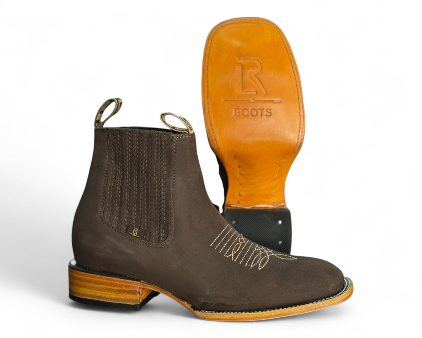 LR BOOTS BOTÍN ZEFE NOBUCK CAFÉ
