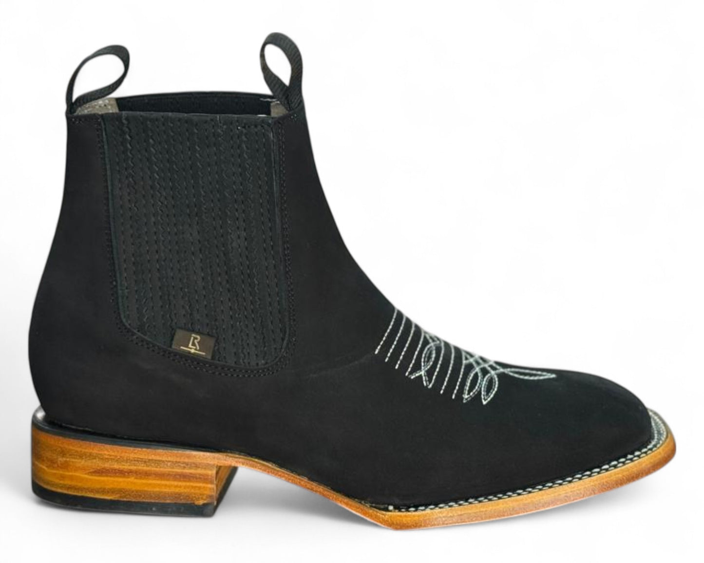 LR BOOTS BOTÍN ZEFE NOBUCK NEGRO