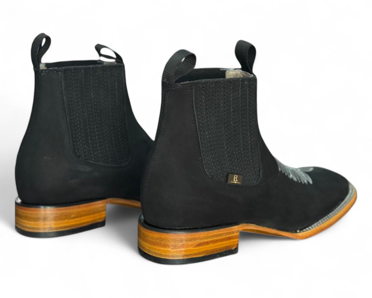LR BOOTS BOTÍN ZEFE NOBUCK NEGRO
