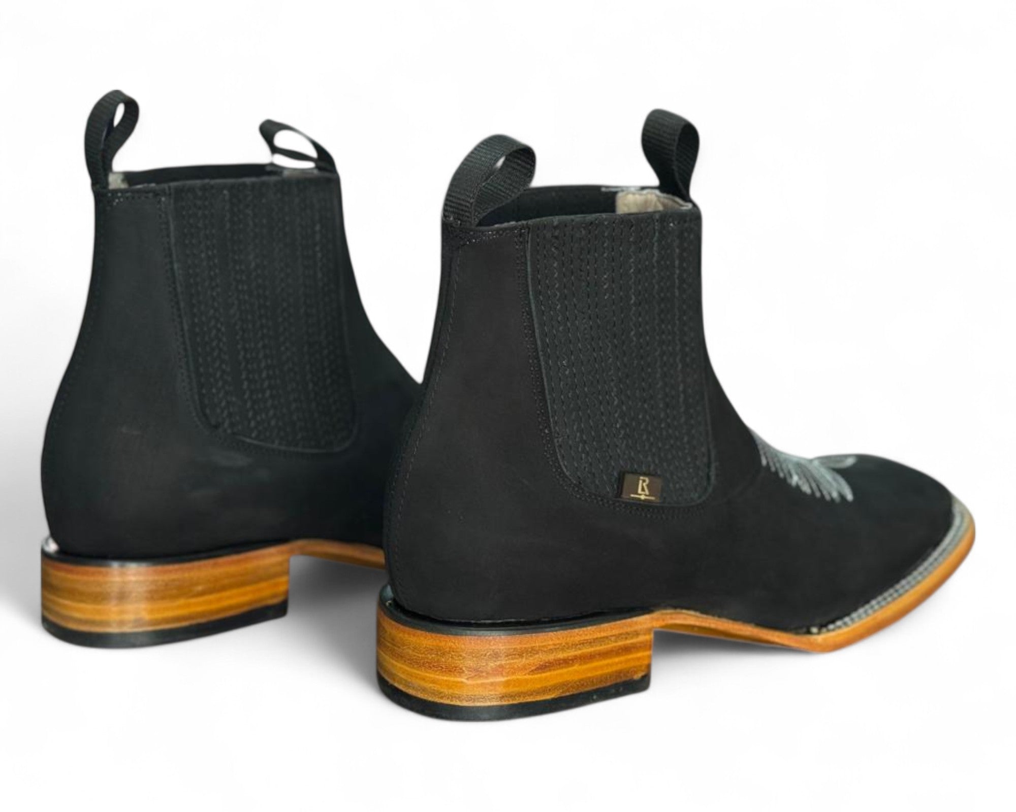 LR BOOTS BOTÍN ZEFE NOBUCK NEGRO
