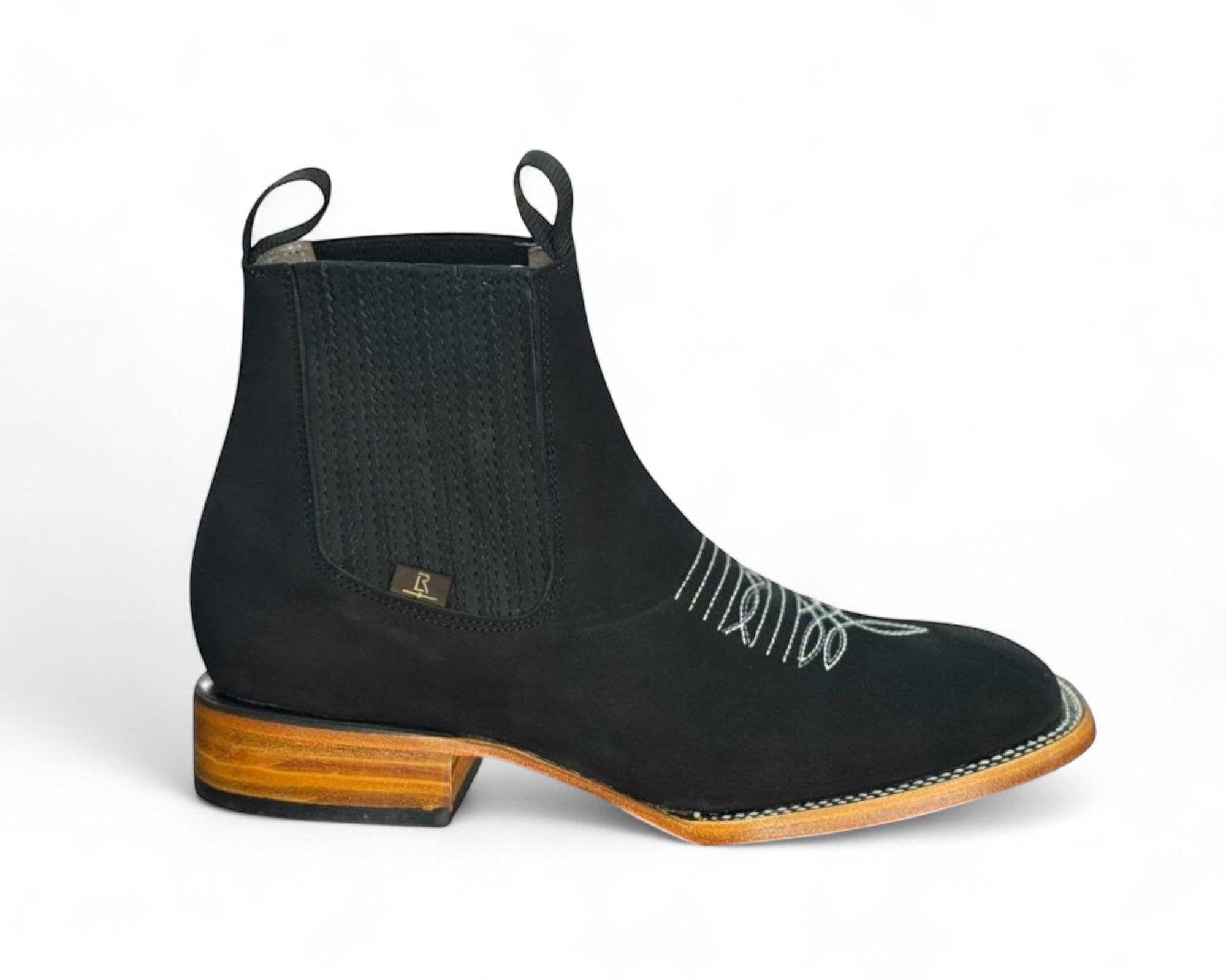 LR BOOTS BOTÍN ZEFE NOBUCK NEGRO