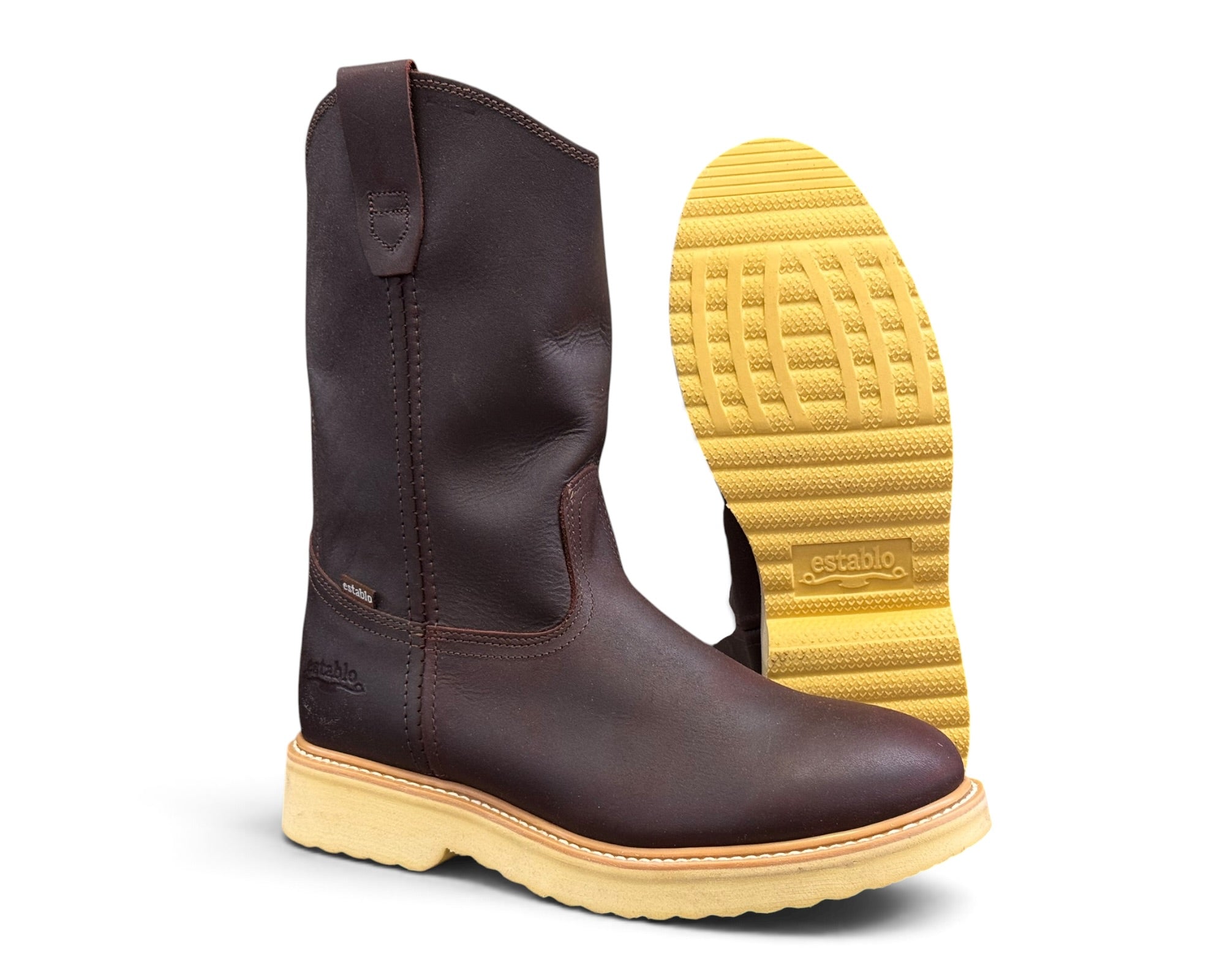 BOTA ESTABLO 507 SHEDRON SUELA BLANCA CABALLERO