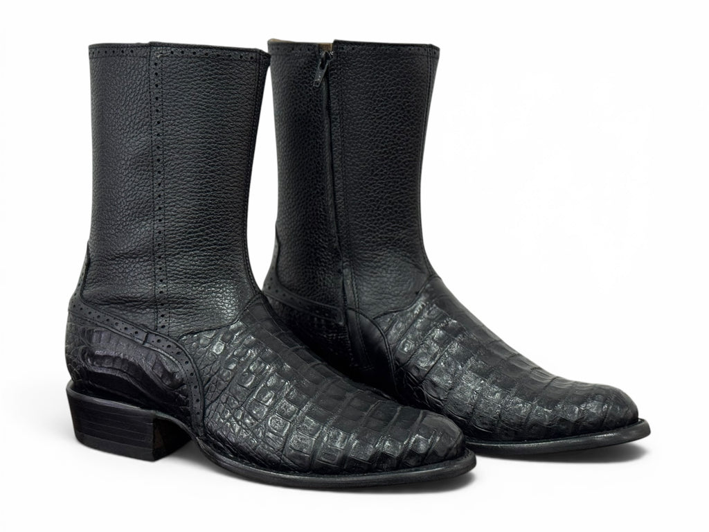 BOTA LEGADO GOLD CAIMÁN NEGRO CABALLERO