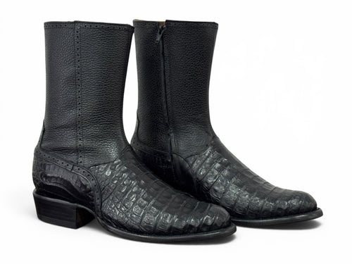 BOTA LEGADO GOLD CAIMÁN NEGRO CABALLERO