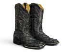 BOTA LR BOOTS GRABADA PESCADO PIRARUCÚ NEGRO CABALLERO