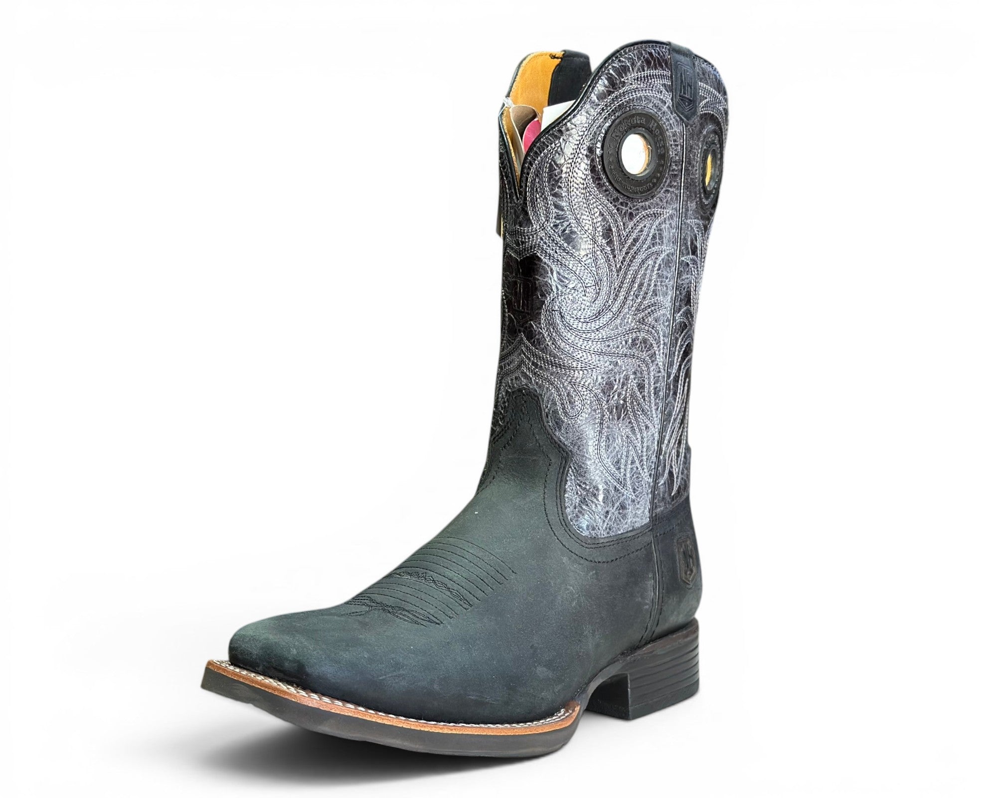 BOTA NOKOTA HORSE CRAZY NEGRA CABALLERO
