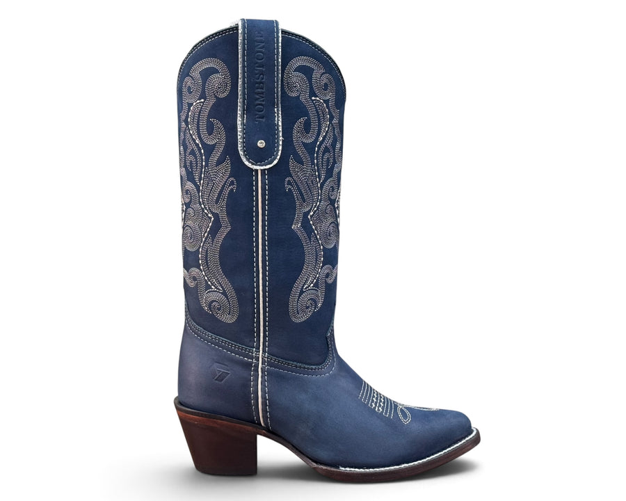 BOTA TOMBSTONE AZUL DAMA