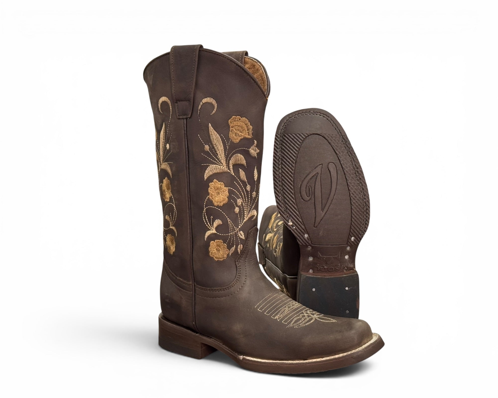 BOTA LR BOOTS GARDENIAS CAFÉ HULE DAMA
