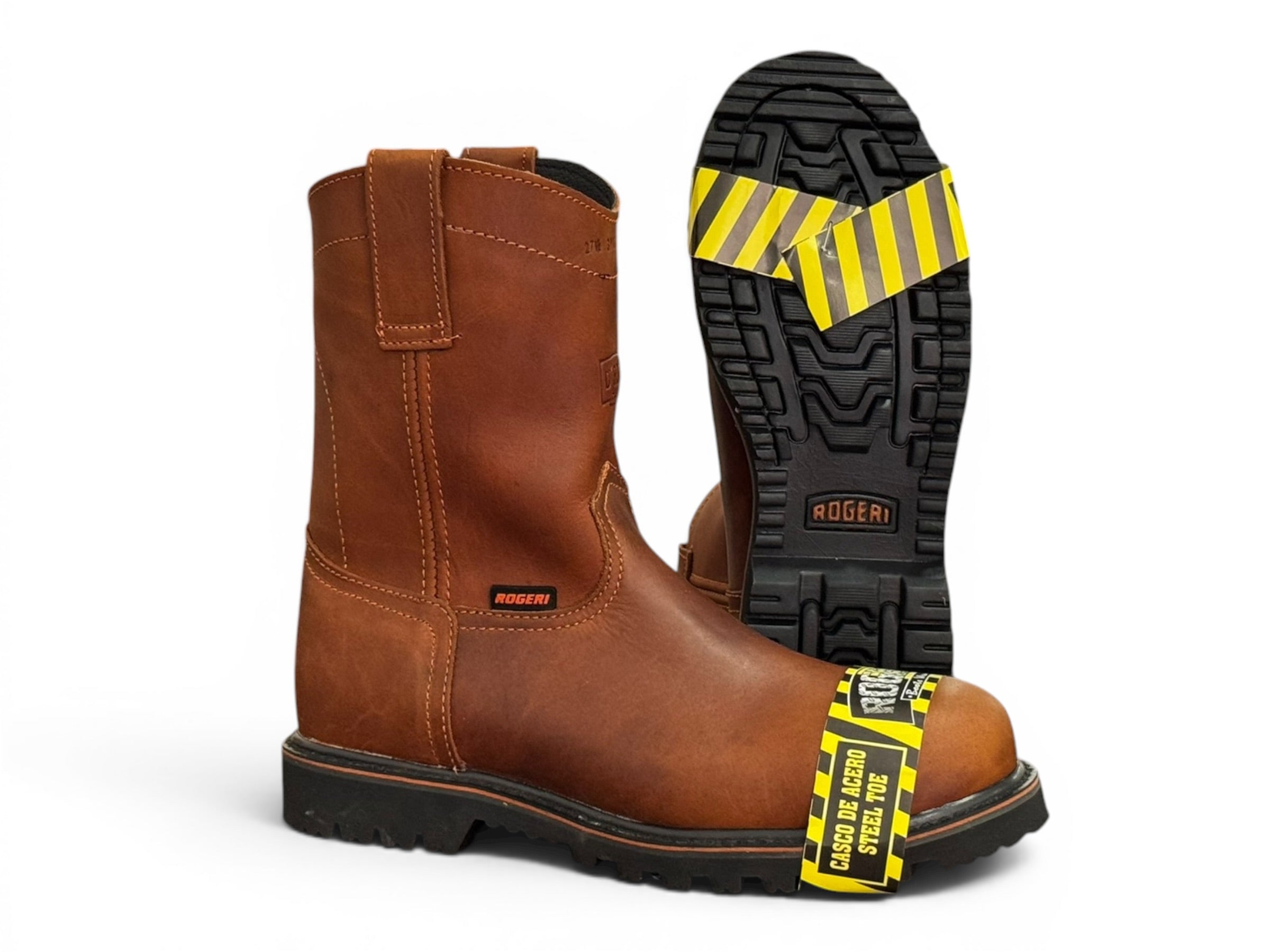 BOTA ROGERI CABALLERO CON CASCO