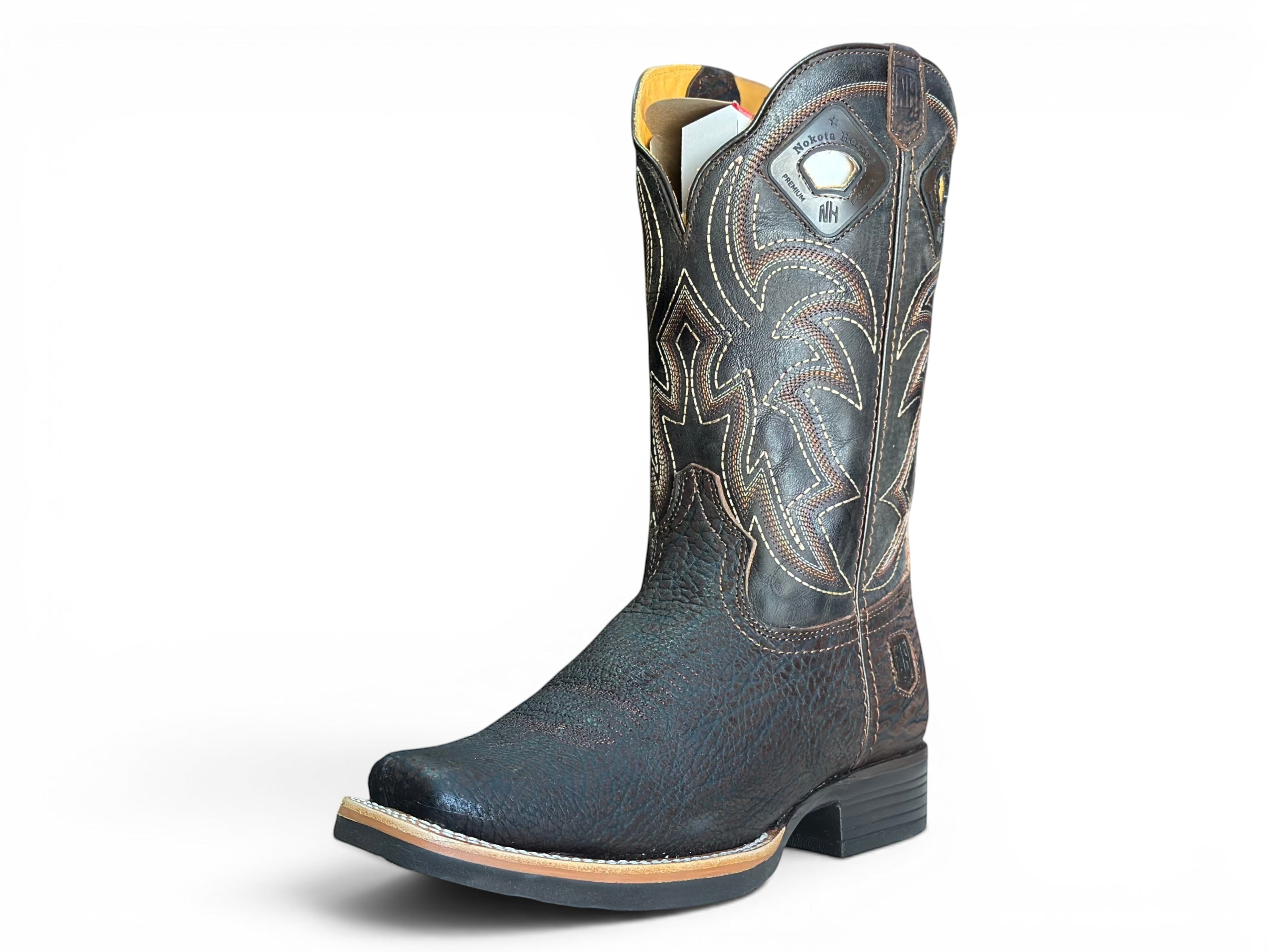 BOTA NOKOTA HORSE CUELLO DE TORO CAFÉ CABALLERO