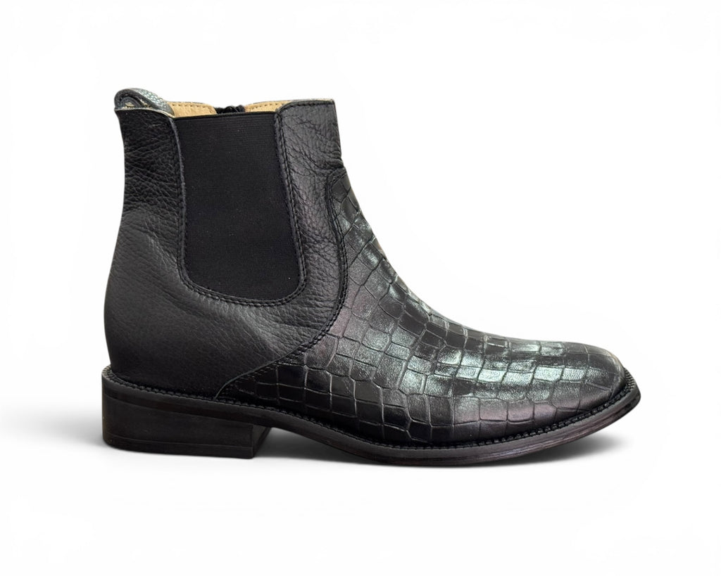 BOTÍN LR BOOTS GRABADO COCODRILO CABALLERO