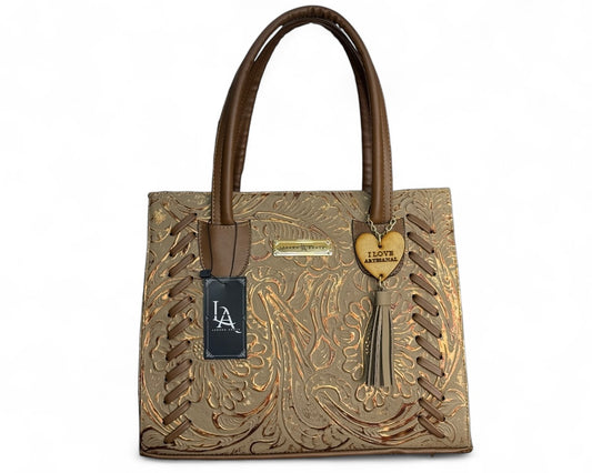 BOLSA LEGADO INGRID MAQUILLAJE/ ORO