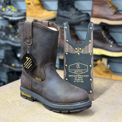 Stell bull sin casco café de tubo