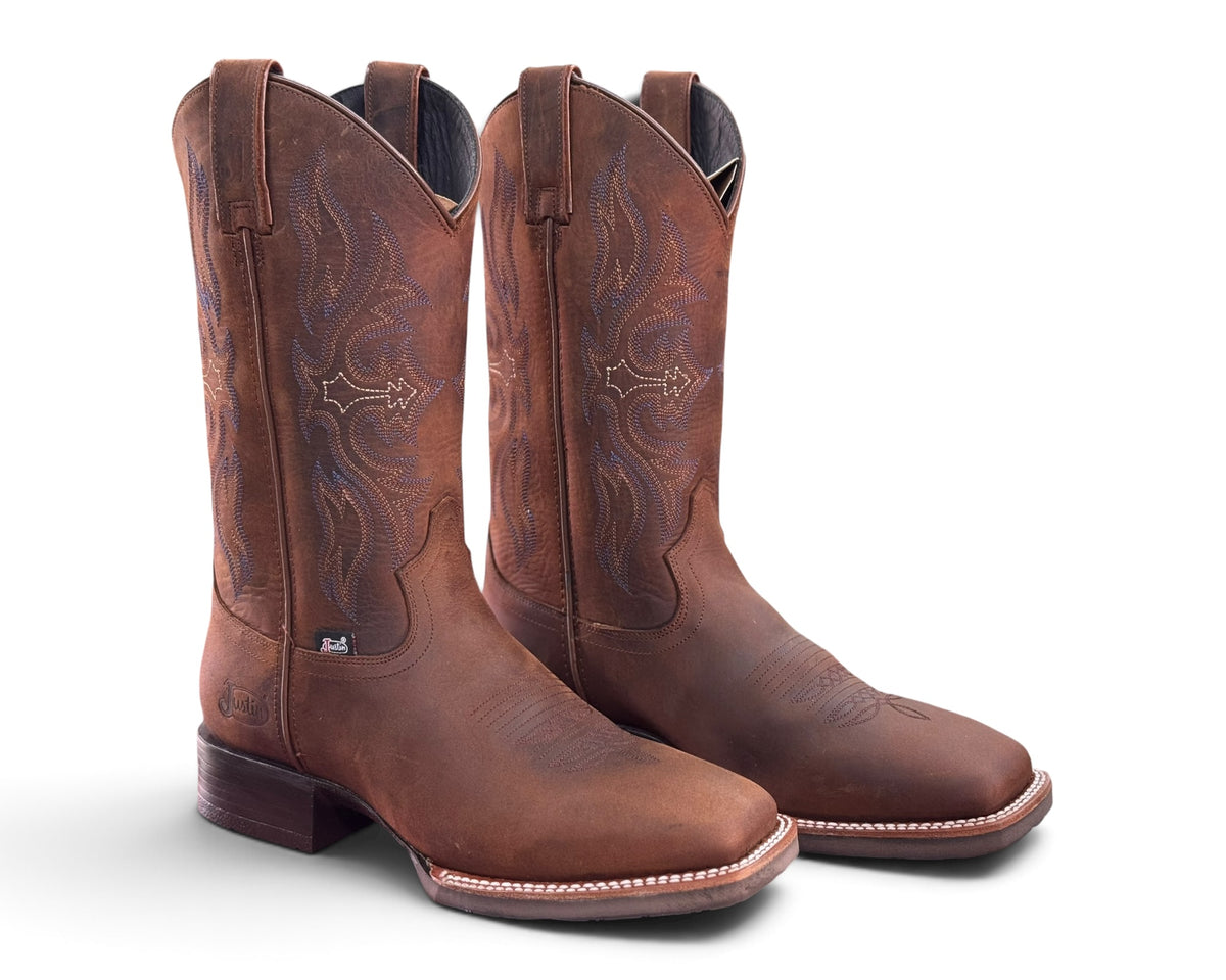 BOTA JUSTIN CABALLERO COBRE