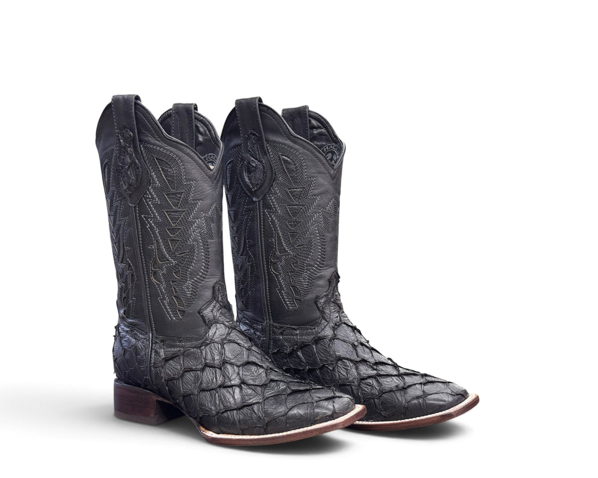 BOTA HACHI PESCADO NEGRO CABALLERO