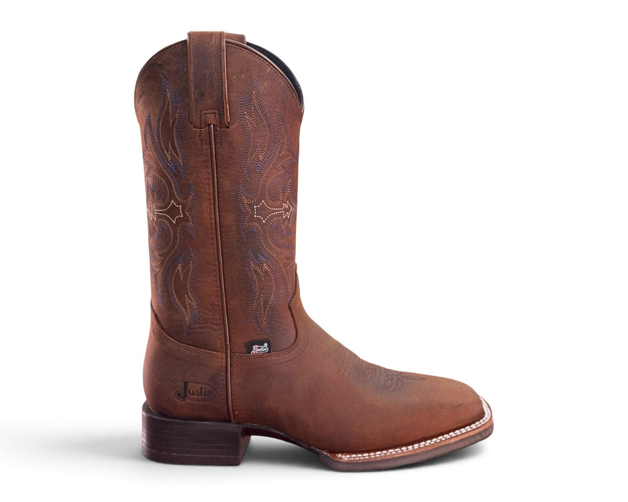 BOTA JUSTIN CABALLERO COBRE