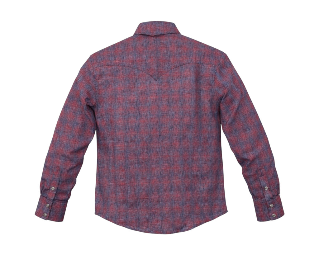 CAMISA R01 TINTO/AZUL CABALLERO