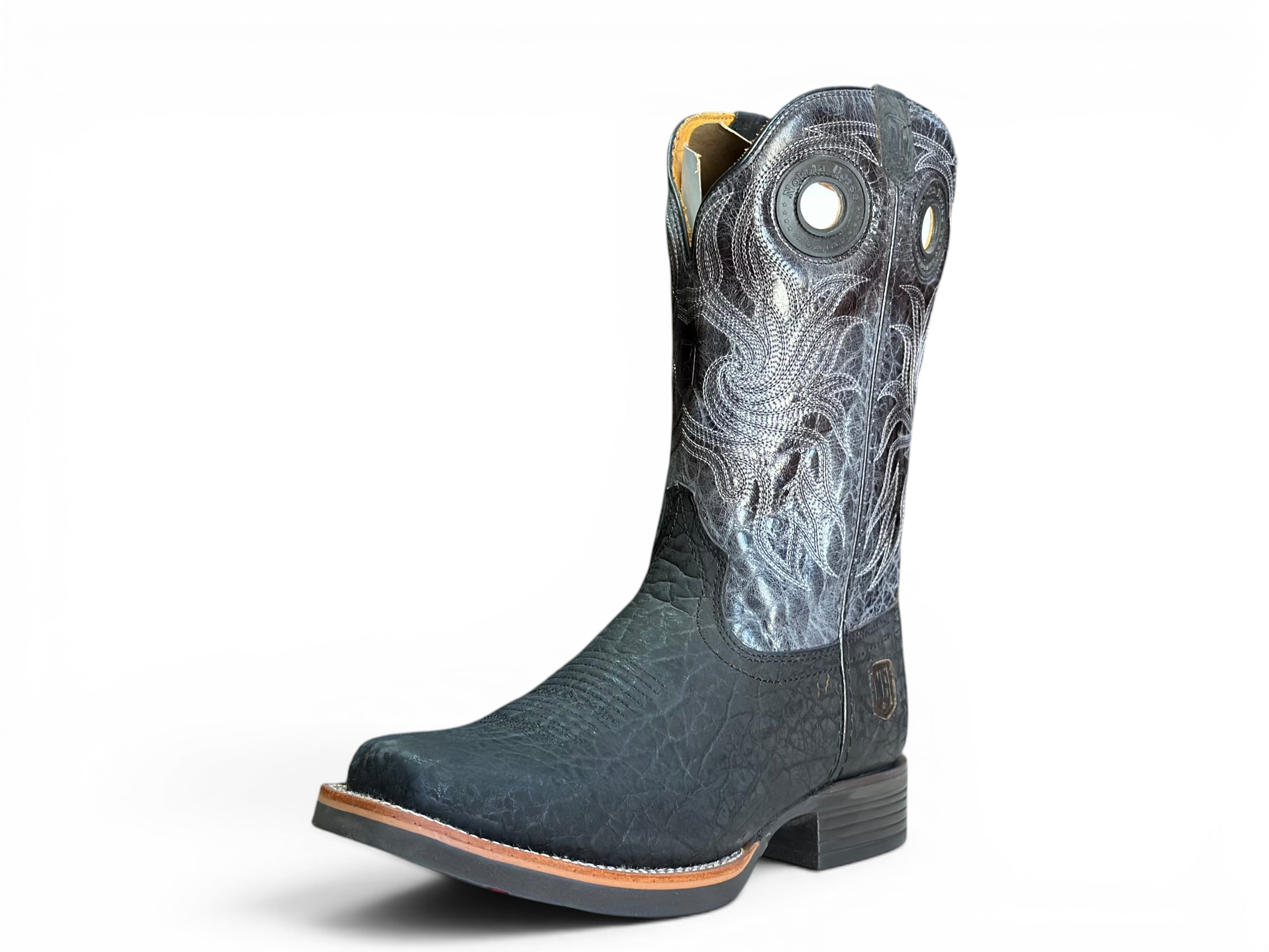 BOTA NOKOTA HORSE CUELLO DE TORO NEGRA CABALLERO