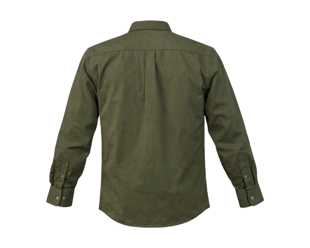 CAMISA R01 VERDE MILITAR CABALLERO