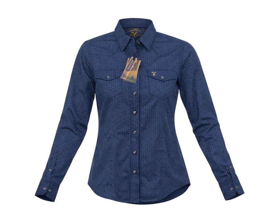 CAMISA YELLOWSTONE MARINO DAMA