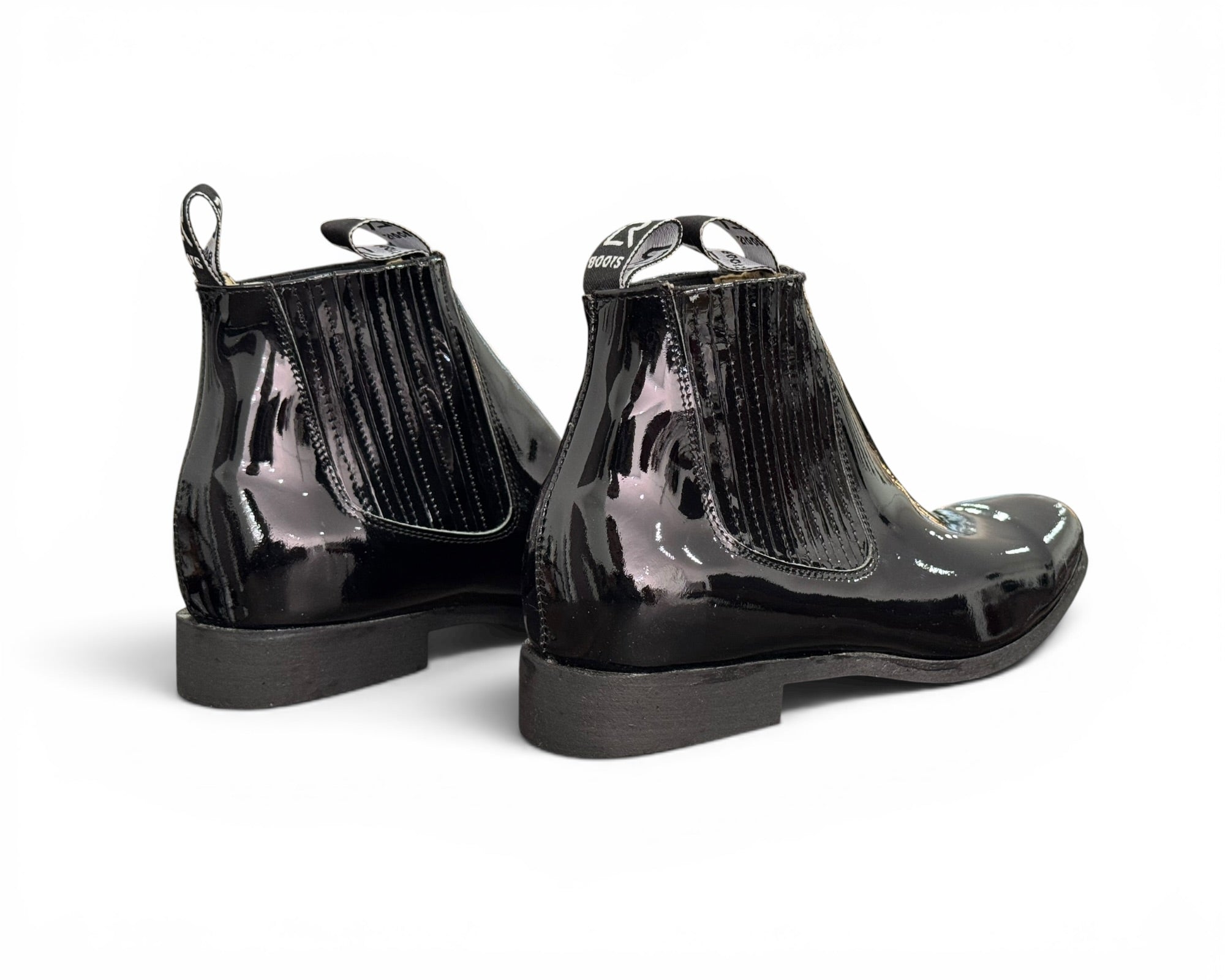 BOTÍN LR BOOTS CHAROL NEGRO CABALLERO