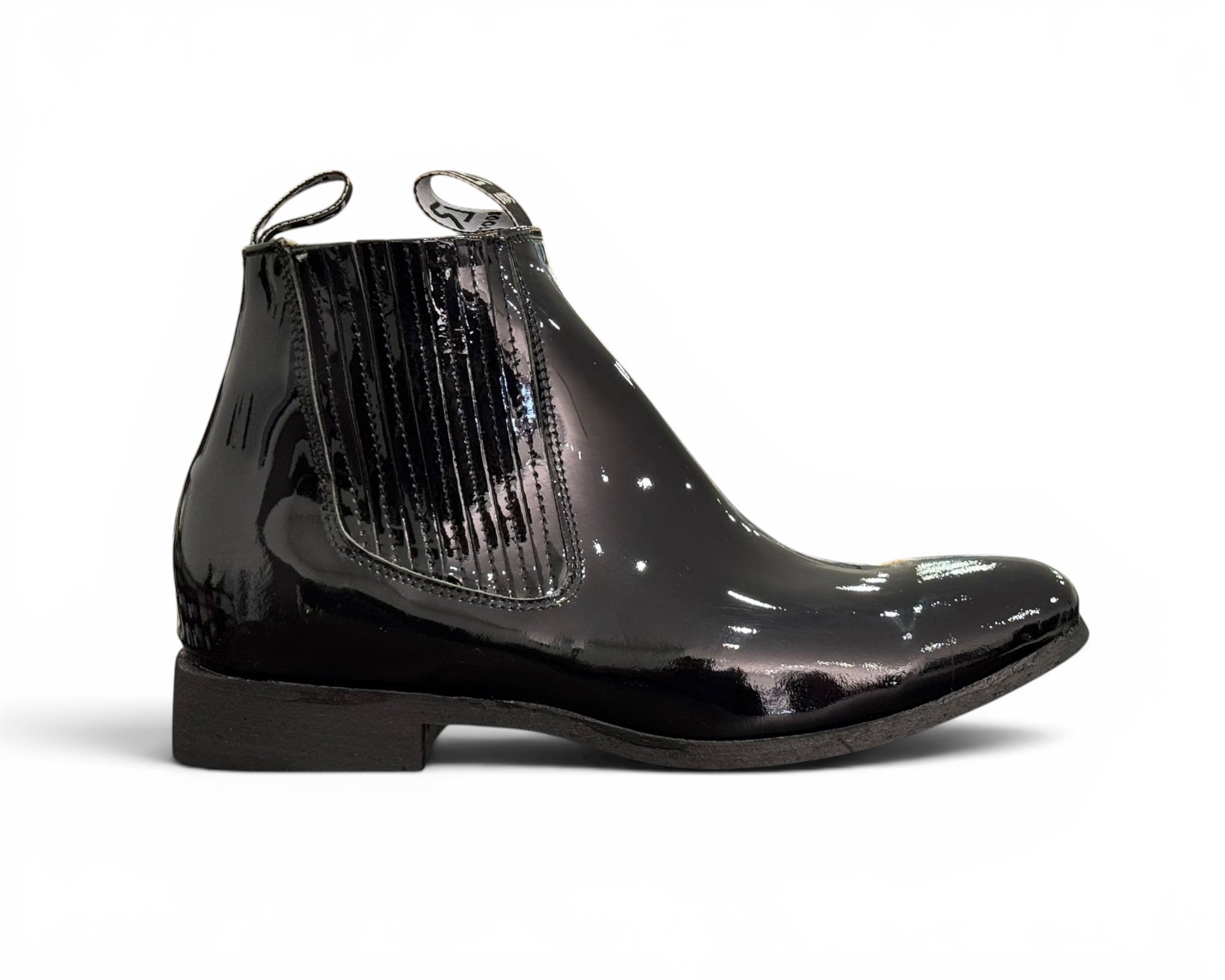 BOTÍN LR BOOTS CHAROL NEGRO CABALLERO