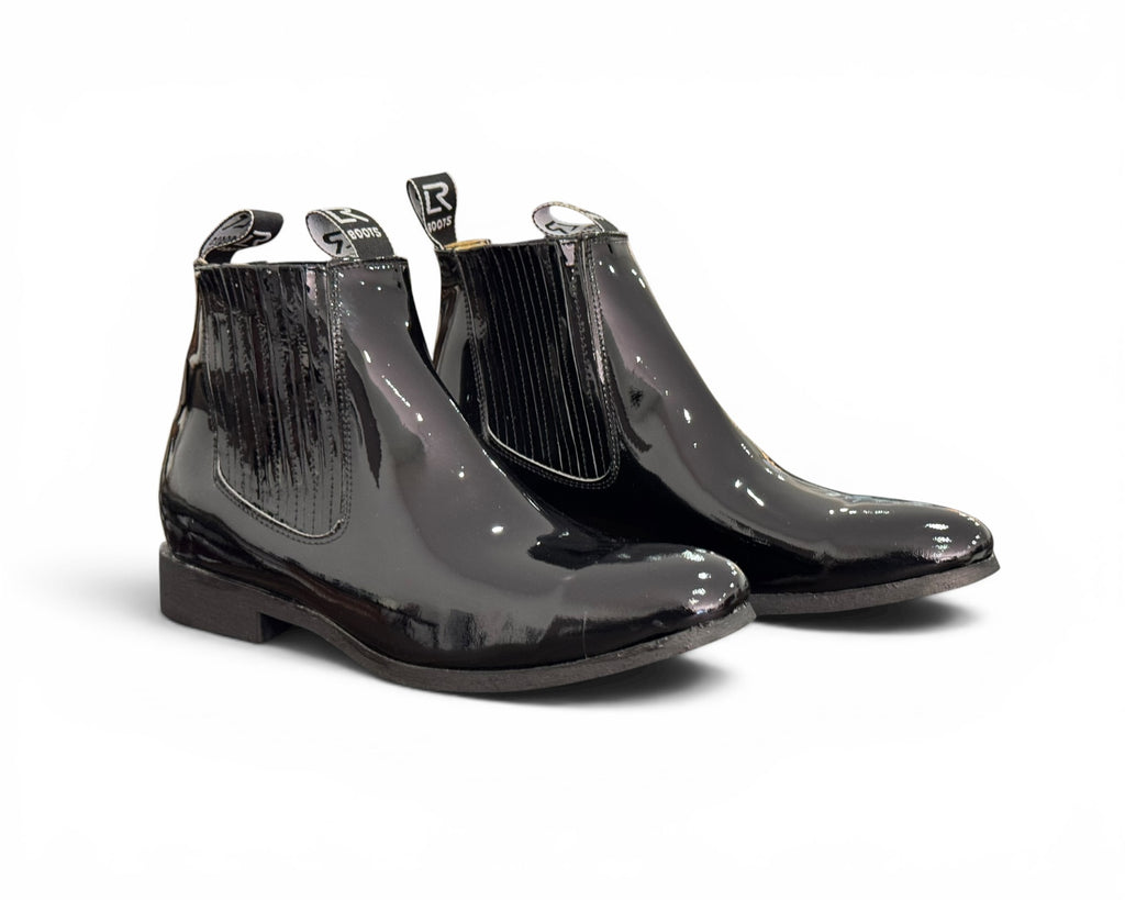 BOTÍN LR BOOTS CHAROL NEGRO CABALLERO