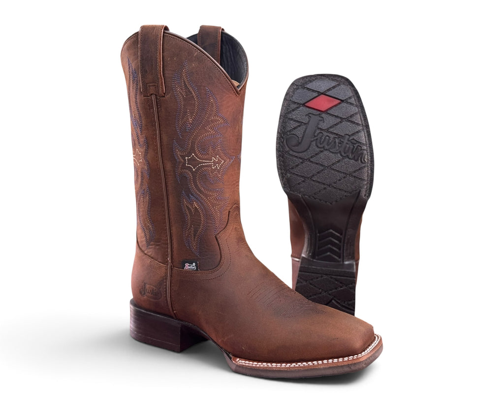 BOTA JUSTIN CABALLERO COBRE