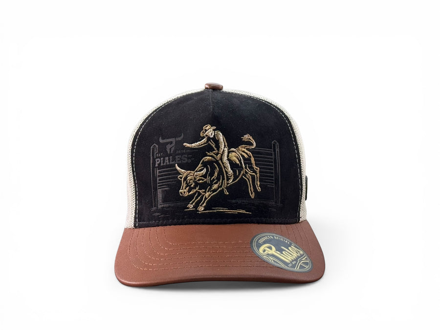 GORRA PIALES RODEO NEGRA