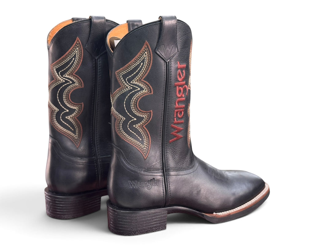 BOTA WRANGLER CABALLERO NEGRA