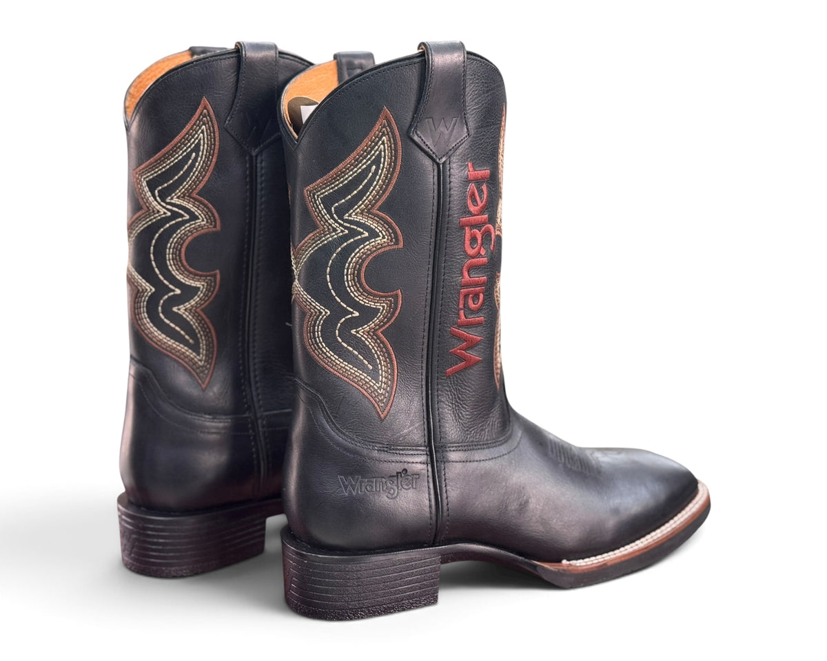 BOTA WRANGLER CABALLERO NEGRA