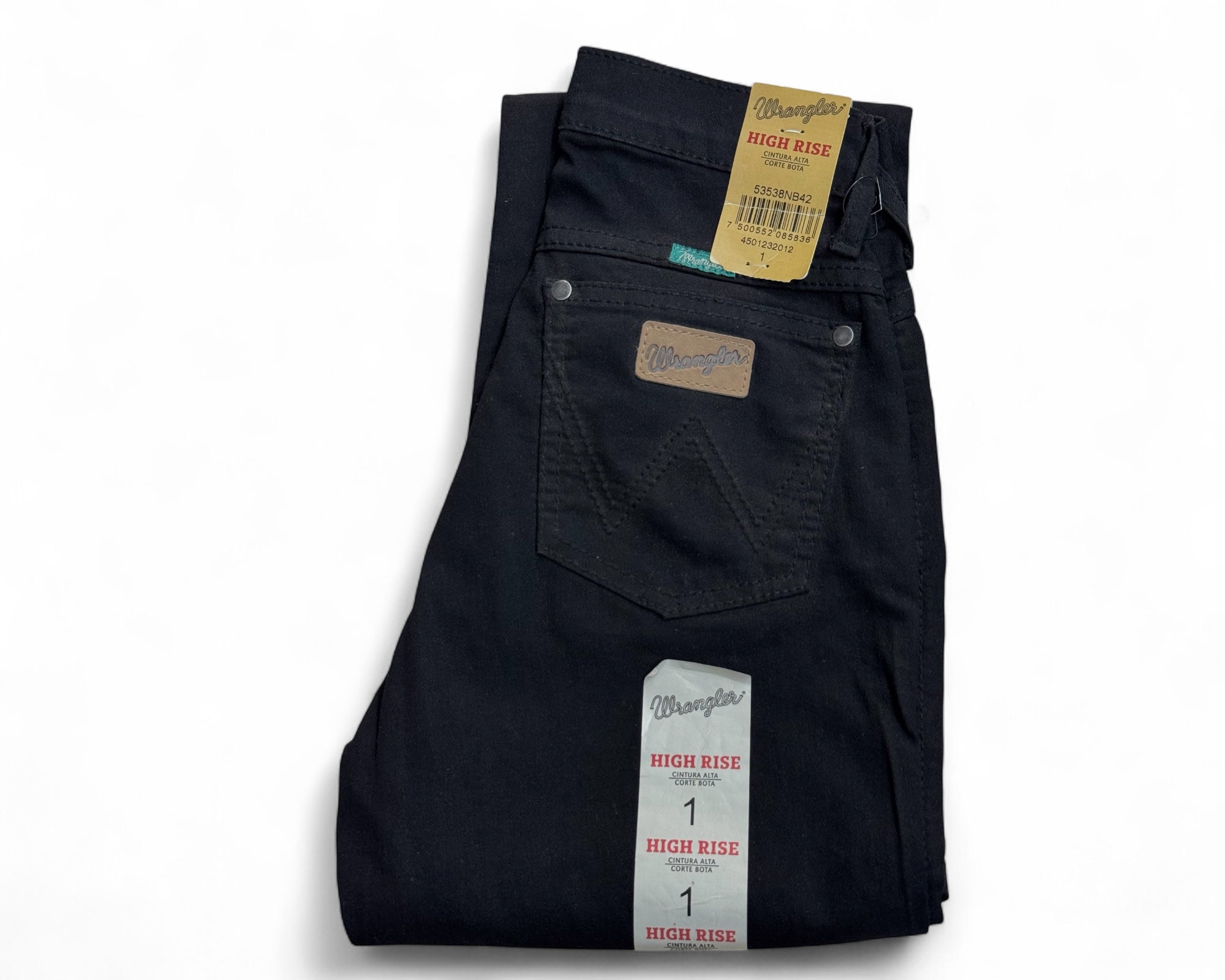 Pantalón Wrangler High Rise Black