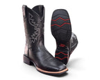 BOTA JUSTIN CABALLERO NEGRA