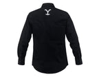 CAMISA YELLOWSTONE NEGRO CABALLERO