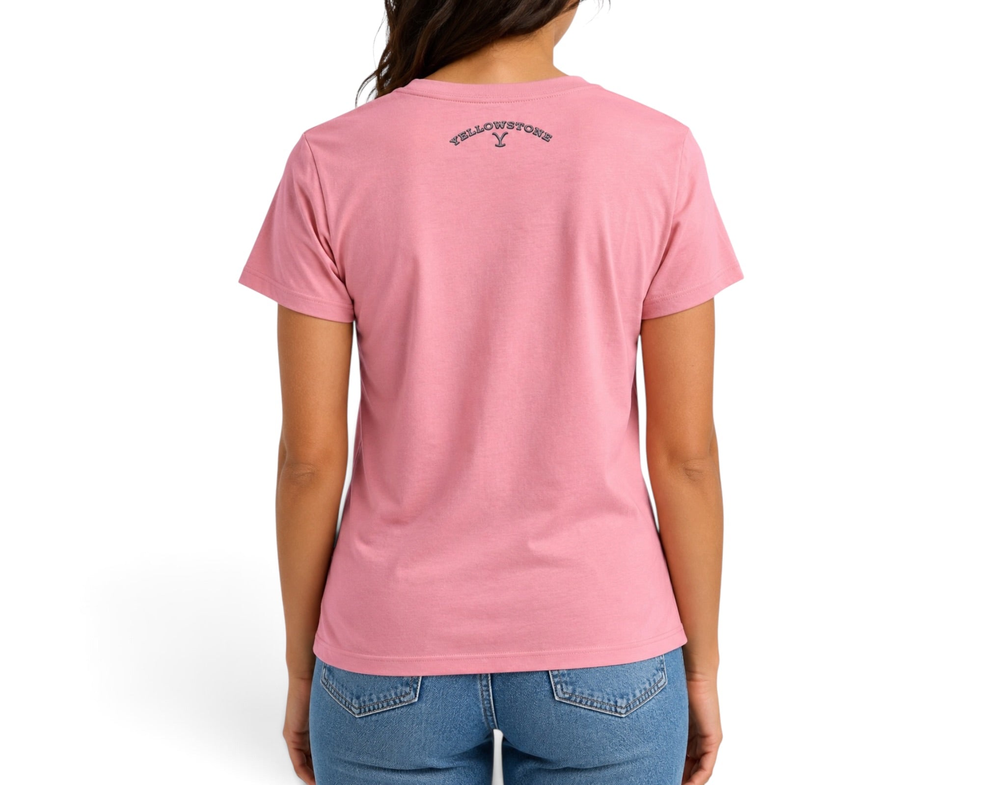 PLAYERA YELLOWSTONE DAMA ROSA