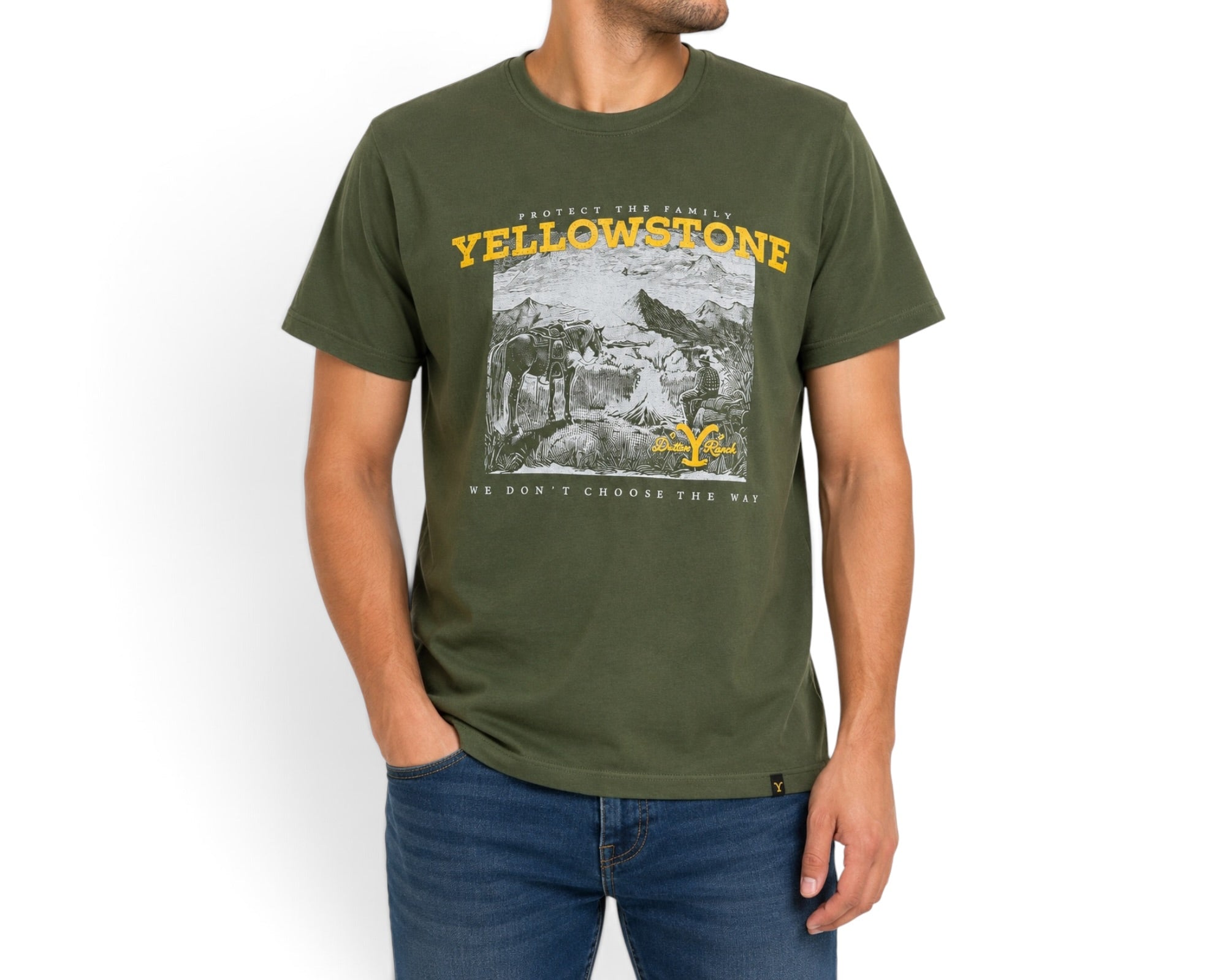 PLAYERA YELLOWSTONE CABALLERO CACTUS