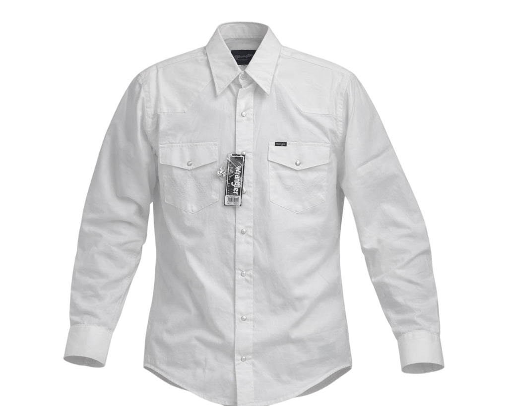 CAMISA WRANGLER BLANCA CABALLERO