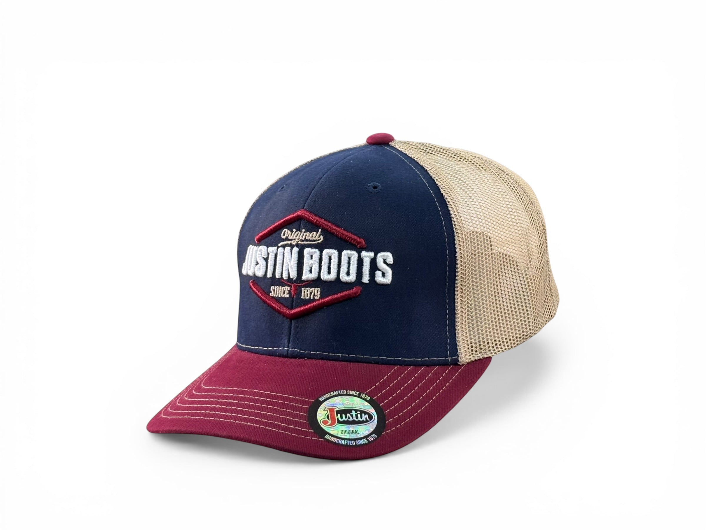 JUSTIN GORRA AZUL / TINTO