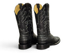 BOTA LR BOOTS GRABADA COCODRILO NEGRO CABALLERO