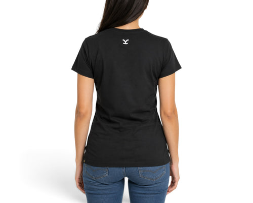 PLAYERA YELLOWSTONE DAMA NEGRO