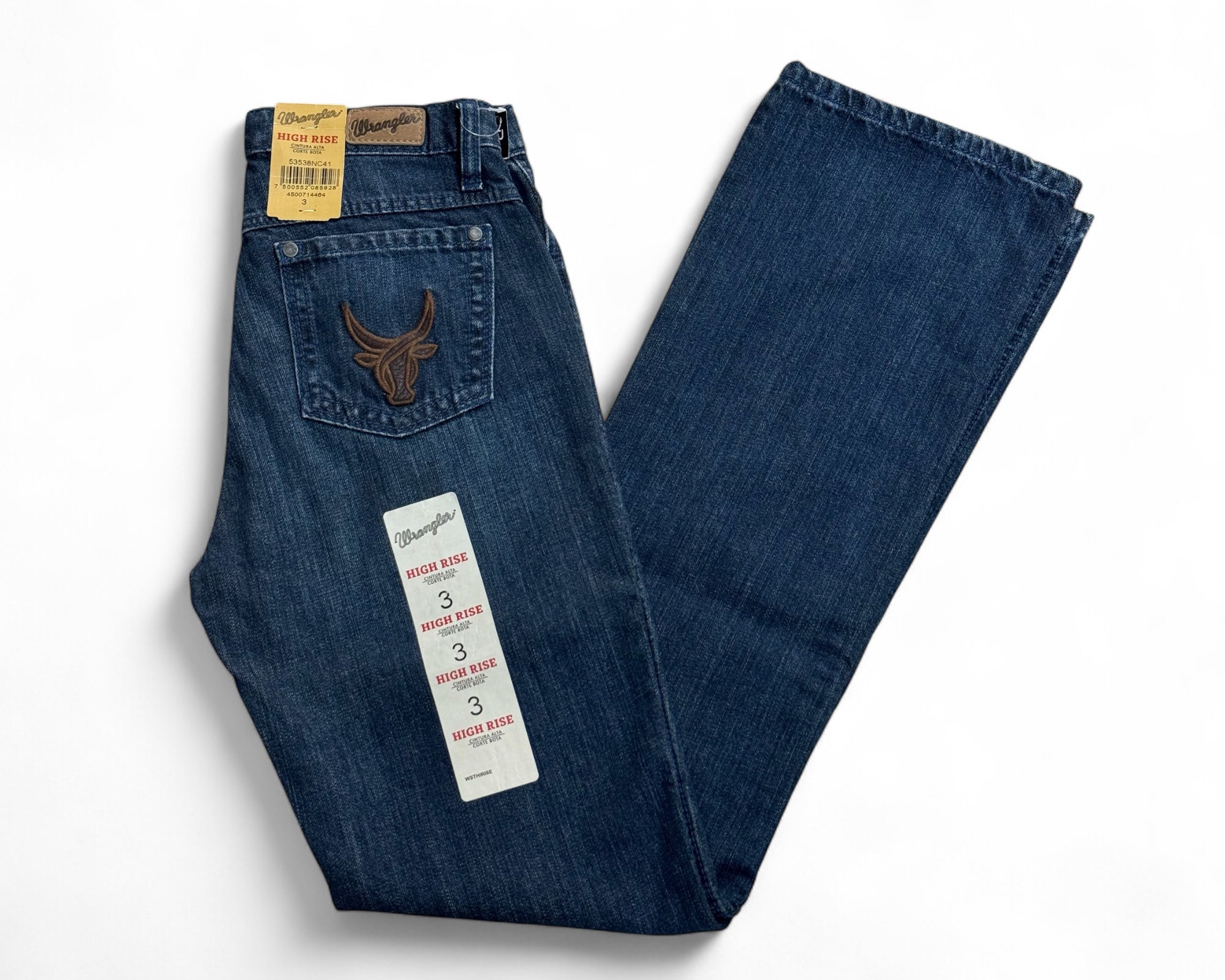 Pantalón Wrangler High Rise Blue