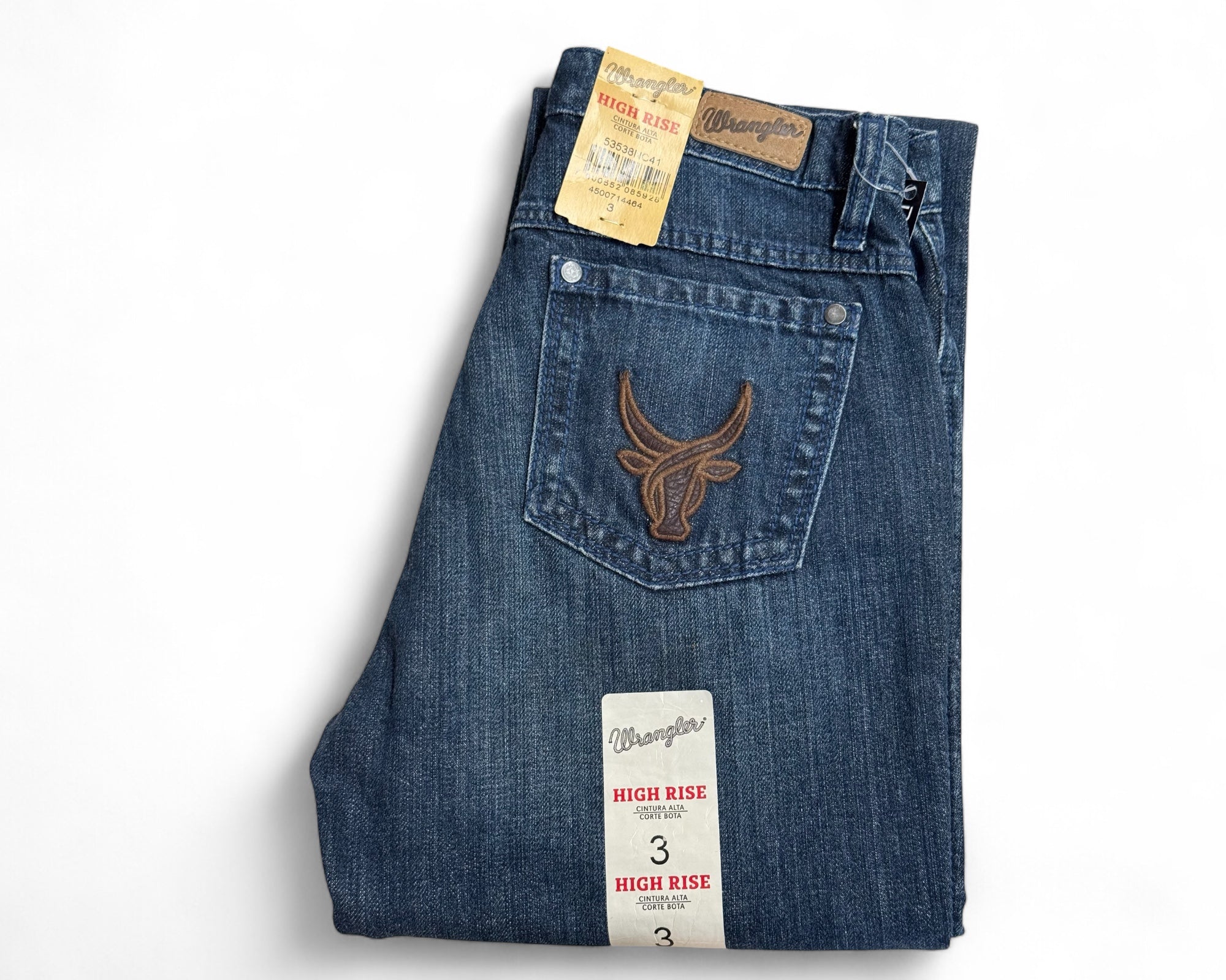 Pantalón Wrangler High Rise Blue
