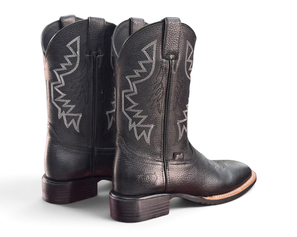 BOTA JUSTIN CABALLERO NEGRA