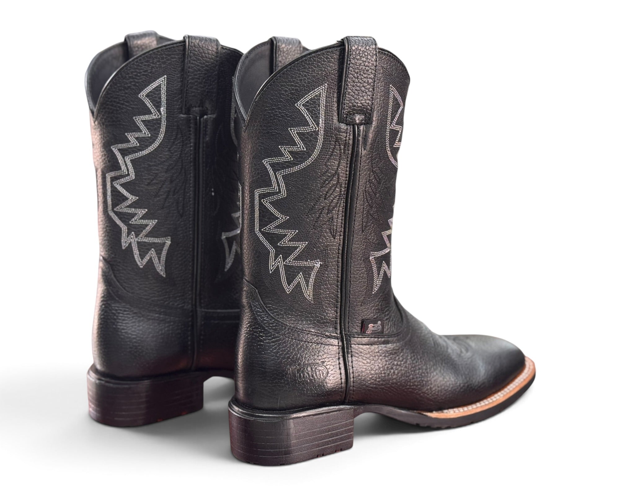 BOTA JUSTIN CABALLERO NEGRA