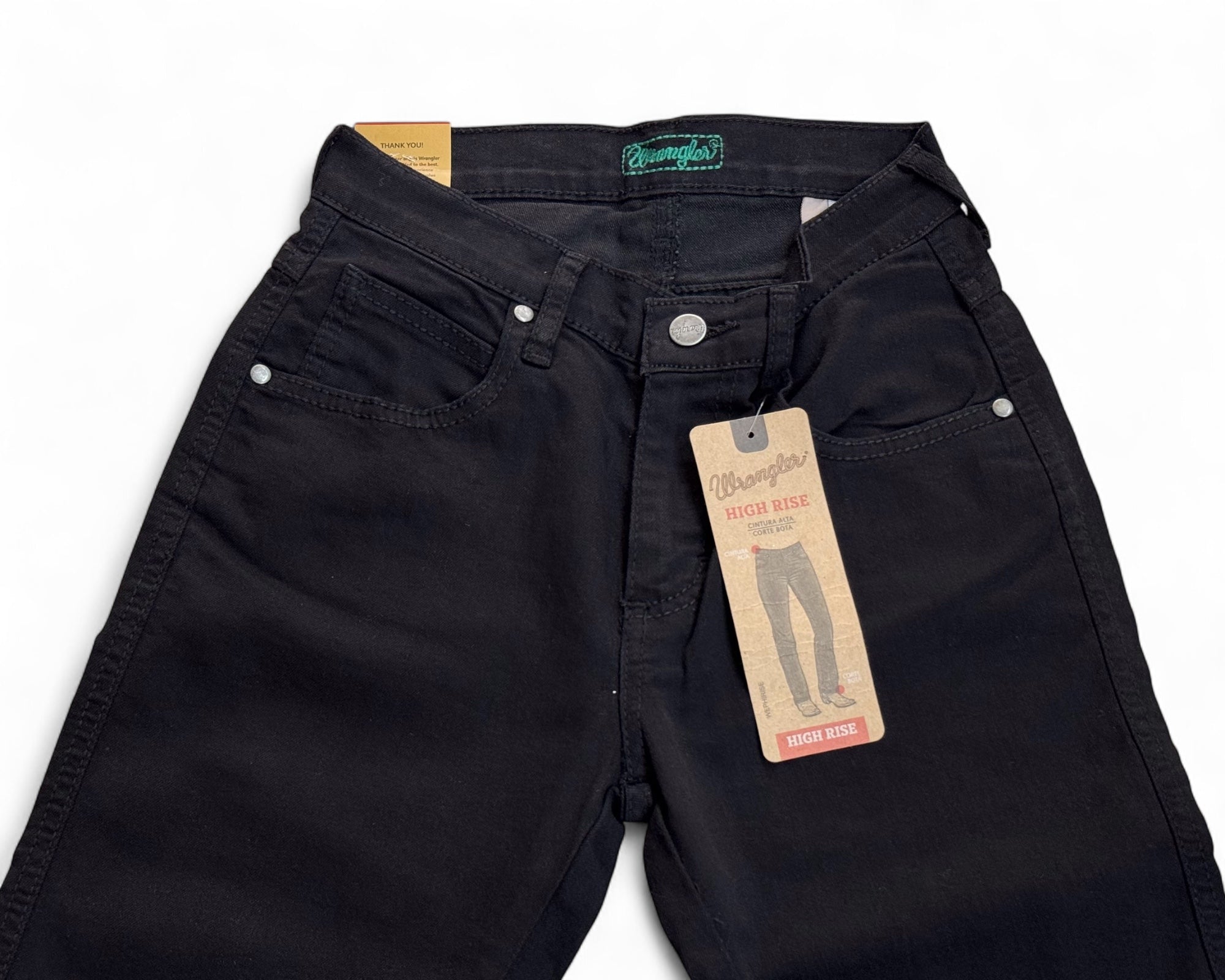 Pantalón Wrangler High Rise Black