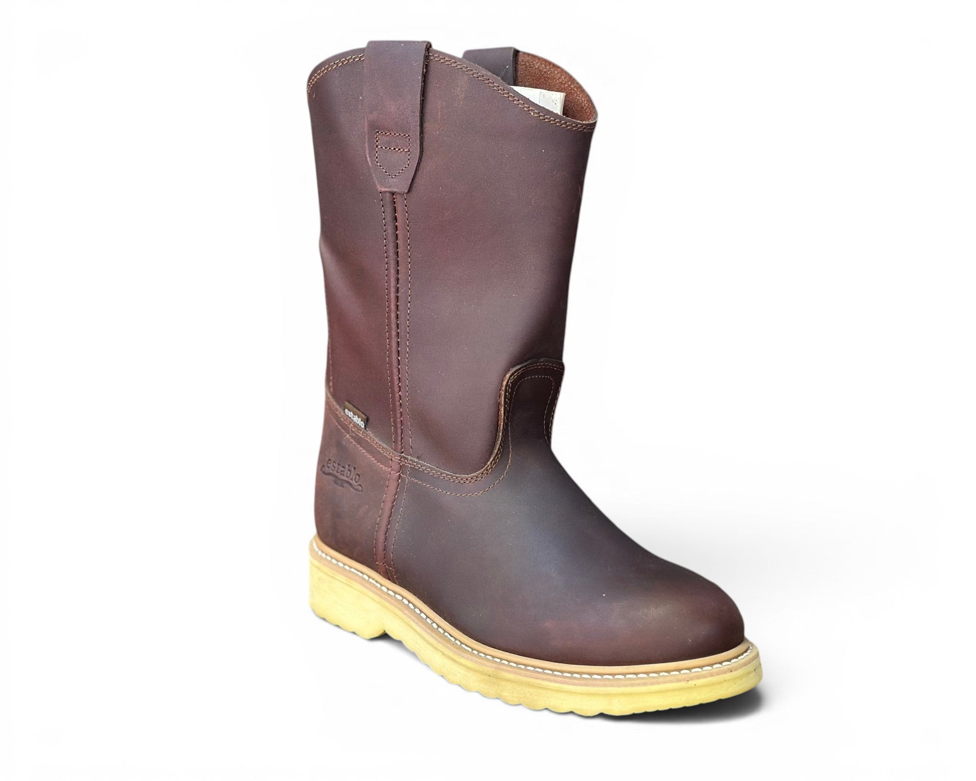 BOTA ESTABLO 507 SHEDRON SUELA BLANCA CABALLERO