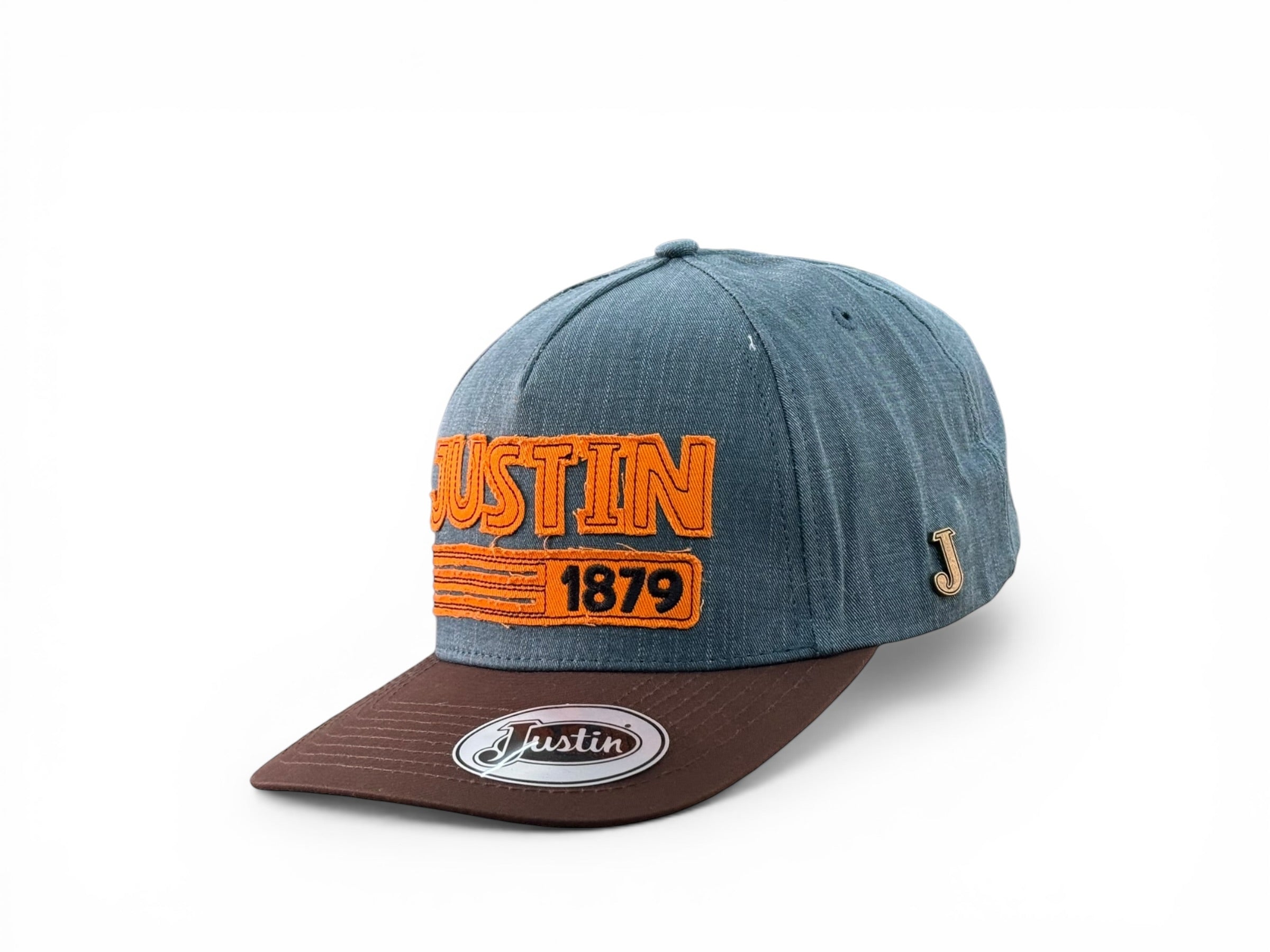 JUSTIN GORRA AZUL / CAFÉ