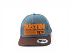 JUSTIN GORRA AZUL / CAFÉ