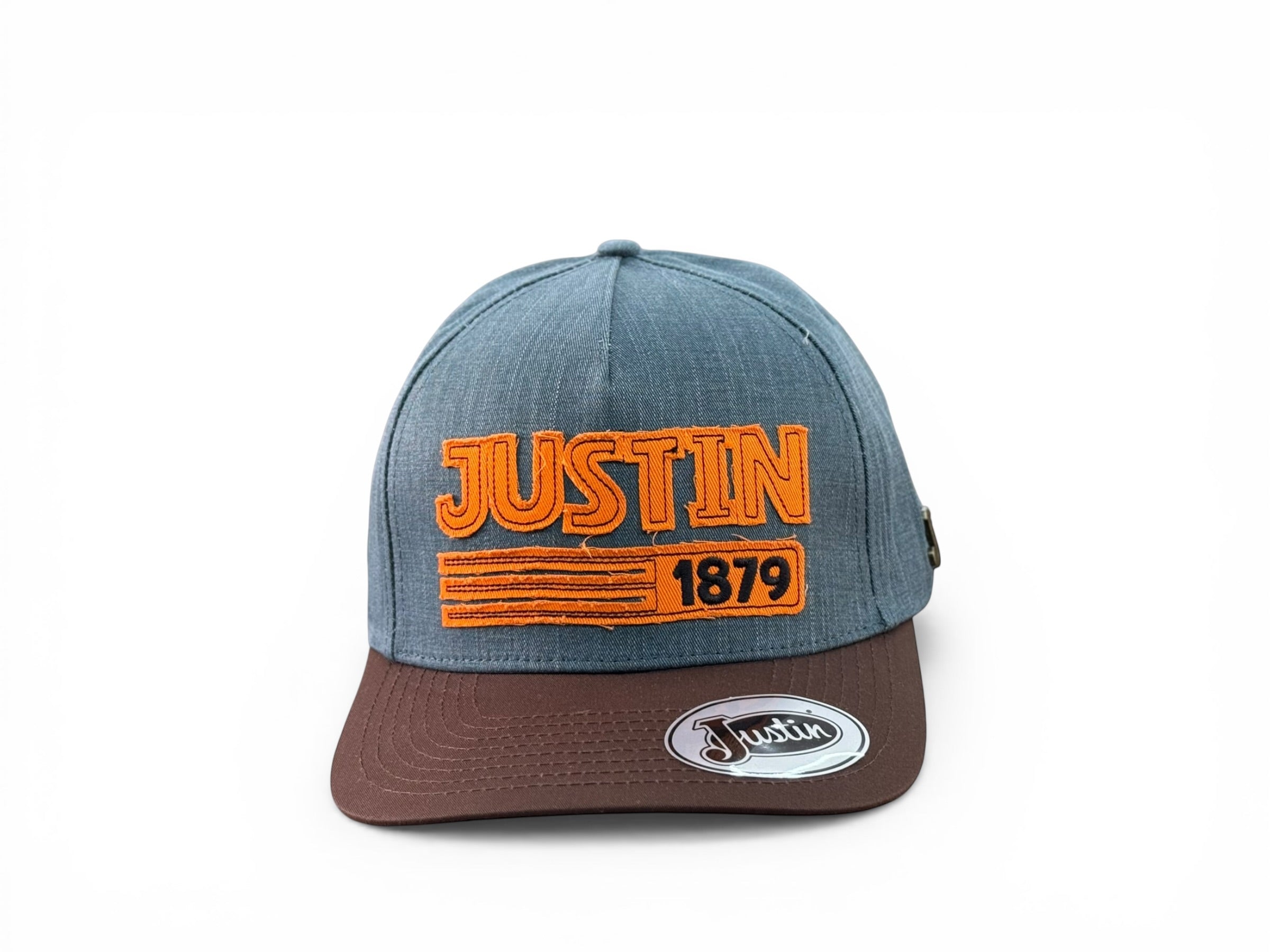 JUSTIN GORRA AZUL / CAFÉ